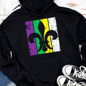 Fleur DeLis Mardi Gras Symbol Louisiana Carnival New Orlean Hoodie