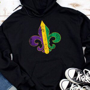 Fleur DeLis Mardi Gras Symbol Louisiana Carnival New Orlean Hoodie