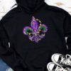 Fleur DeLis Mardi Gras Symbol Louisiana Carnival New Orlean Hoodie