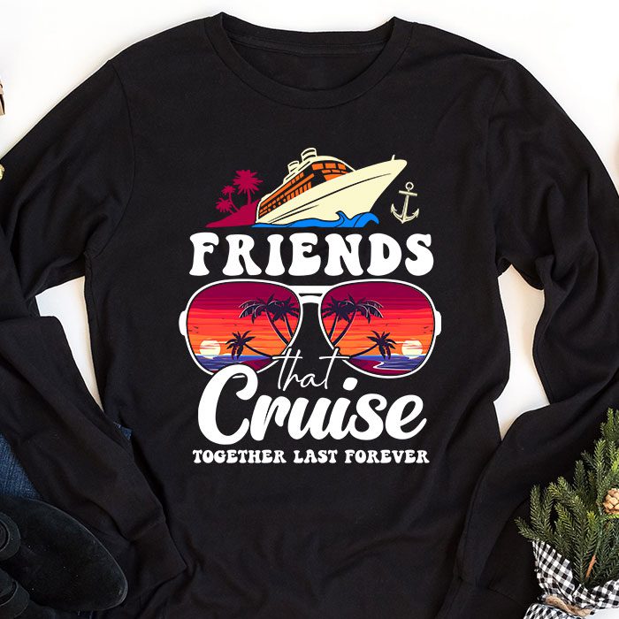 Friends-Cruise-Together-2024-Vacation-Mens-Women-Longsleeve-Tee-1 Friends Cruise Together 2024 Vacation Mens Women Longsleeve Tee 1 1