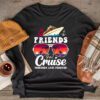 Friends Cruise Together 2024 Vacation Mens Women Longsleeve Tee