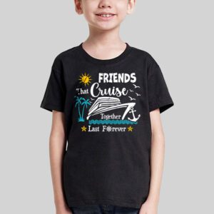Friends Cruise Together 2024 Vacation Mens Women T Shirt 3 4