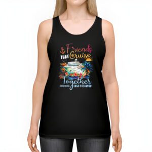 Friends Cruise Together 2024 Vacation Mens Women Tank Top 2