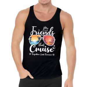Friends Cruise Together 2024 Vacation Mens Women Tank Top 3 2