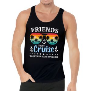 Friends Cruise Together 2024 Vacation Mens Women Tank Top 3 3