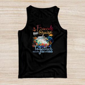 Friends Cruise Together 2024 Vacation Mens Women Tank Top