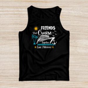 Friends Cruise Together 2024 Vacation Mens Women Tank Top