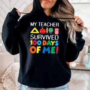 Funny School Boys Girls Kids Gift 100 Days Of School Hoodie 1 Funny School Boys Girls Kids Gift 100 Days Of School Hoodie 1