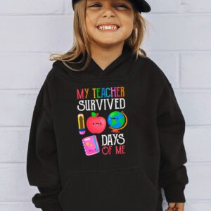 Funny School Boys Girls Kids Gift 100 Days Of School Hoodie 3 Funny School Boys Girls Kids Gift 100 Days Of School Hoodie 3 1
