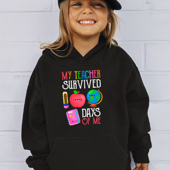 Funny-School-Boys-Girls-Kids-Gift-100-Days-Of-School-Hoodie-3 Funny School Boys Girls Kids Gift 100 Days Of School Hoodie 3 1
