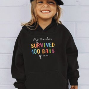 Funny School Boys Girls Kids Gift 100 Days Of School Hoodie 3 Funny School Boys Girls Kids Gift 100 Days Of School Hoodie 3 2