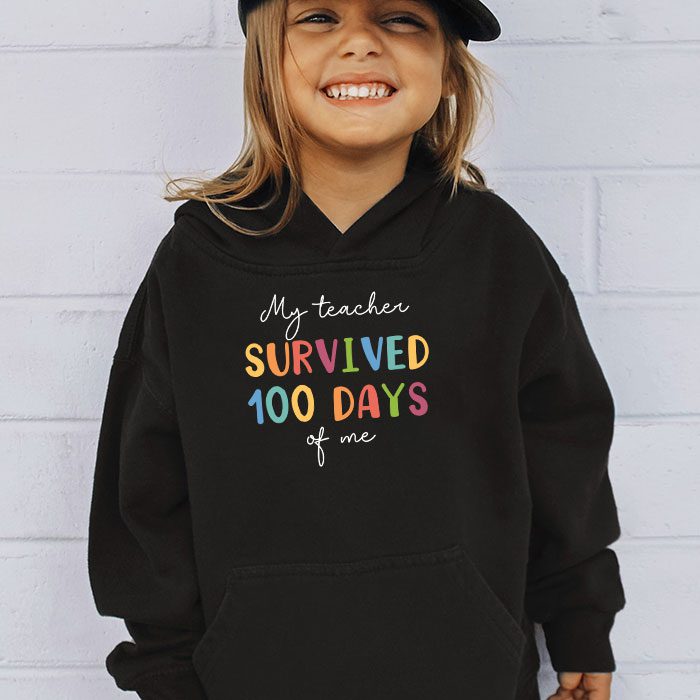 Funny-School-Boys-Girls-Kids-Gift-100-Days-Of-School-Hoodie-3 Funny School Boys Girls Kids Gift 100 Days Of School Hoodie 3 2