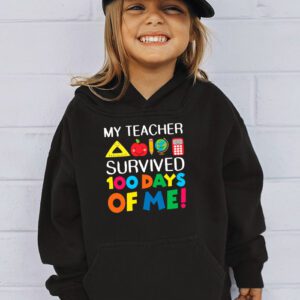 Funny School Boys Girls Kids Gift 100 Days Of School Hoodie 3 Funny School Boys Girls Kids Gift 100 Days Of School Hoodie 3