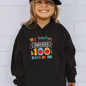 Funny School Boys Girls Kids Gift 100 Days Of School Hoodie 3 Funny School Boys Girls Kids Gift 100 Days Of School Hoodie 3 4