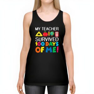 Funny School Boys Girls Kids Gift 100 Days Of School T Shirt 2