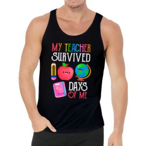 Funny School Boys Girls Kids Gift 100 Days Of School T Shirt 3 1