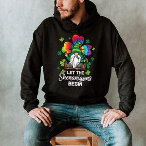 Gnome Tie Dye Shamrock Let Shenanigans Begin St Patricks Day Hoodie 2 1