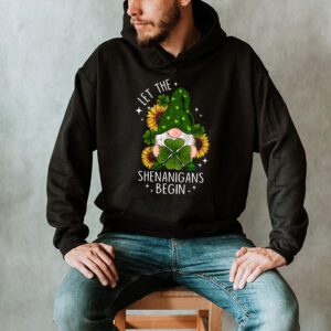 Gnome Tie Dye Shamrock Let Shenanigans Begin St Patricks Day Hoodie 2 4