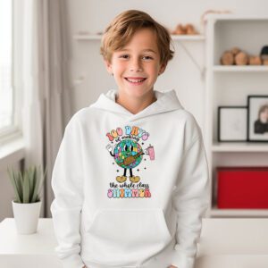 Groovy 100 Days of Making Whole Class Shimmer Disco Ball Hoodie 3 2