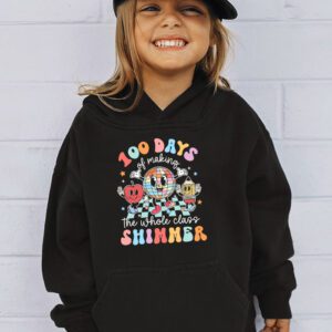 Groovy 100 Days of Making Whole Class Shimmer Disco Ball Hoodie 3