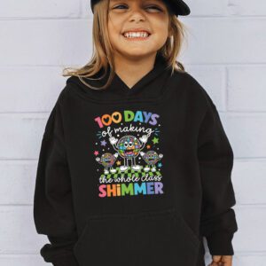 Groovy 100 Days of Making Whole Class Shimmer Disco Ball Hoodie 3 5