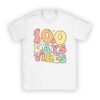 Groovy 100th Day Of School 100 Days Vibes Teacher Kids T-Shirt