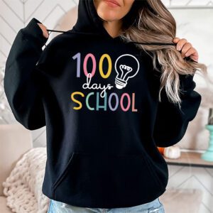 Groovy 100th Day Student Cute Boys Girls 100 Days Of School Hoodie 1 1