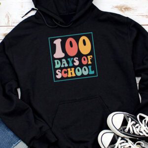 Groovy 100th Day Student Cute Boys Girls 100 Days Of School Hoodie