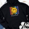 Groovy 100th Day Student Cute Boys Girls 100 Days Of School Hoodie