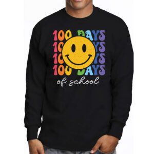 Groovy 100th Day Student Cute Boys Girls 100 Days Of School Longsleeve Tee 3 3