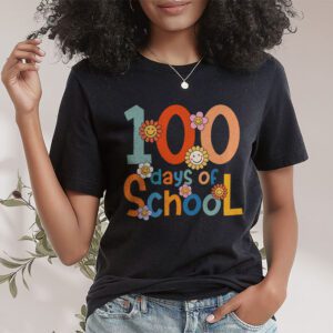 Groovy 100th Day Student Cute Boys Girls 100 Days Of School T Shirt 1 1