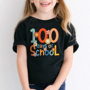 Groovy 100th Day Student Cute Boys Girls 100 Days Of School T Shirt 2 1
