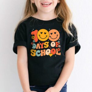 Groovy 100th Day Student Cute Boys Girls 100 Days Of School T Shirt 2 4