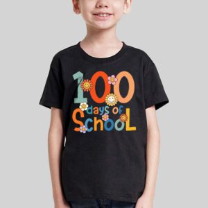 Groovy 100th Day Student Cute Boys Girls 100 Days Of School T Shirt 3 1