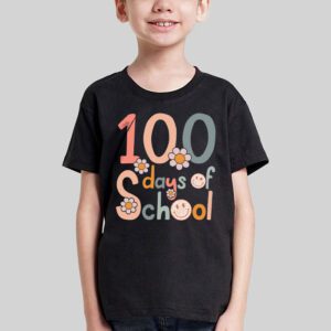 Groovy 100th Day Student Cute Boys Girls 100 Days Of School T Shirt 3 2