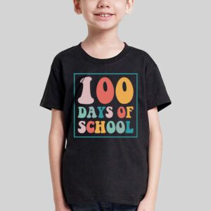 Groovy 100th Day Student Cute Boys Girls 100 Days Of School T Shirt 3 3