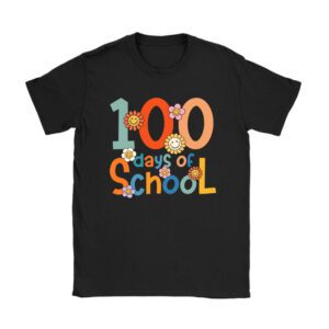 Groovy 100th Day Student Cute Boys Girls 100 Days Of School T-Shirt