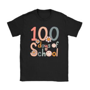 Groovy 100th Day Student Cute Boys Girls 100 Days Of School T-Shirt