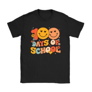 Groovy 100th Day Student Cute Boys Girls 100 Days Of School T-Shirt