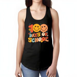 Groovy 100th Day Student Cute Boys Girls 100 Days Of School Tank Top 1 4