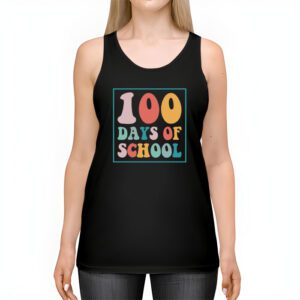Groovy 100th Day Student Cute Boys Girls 100 Days Of School Tank Top 2 3