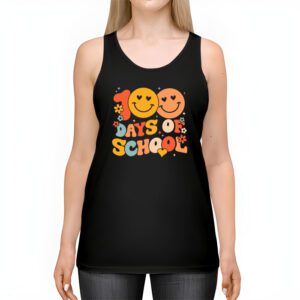 Groovy 100th Day Student Cute Boys Girls 100 Days Of School Tank Top 2 4