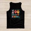 Groovy 100th Day Student Cute Boys Girls 100 Days Of School Tank Top