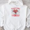 Groovy Checkered Valentine Vibes Valentines Day Girls Womens Hoodie