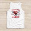Groovy Checkered Valentine Vibes Valentines Day Girls Womens Tank Top