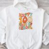 Groovy Teacher Student 100th Day Of School Happy 100 Days Hoodie