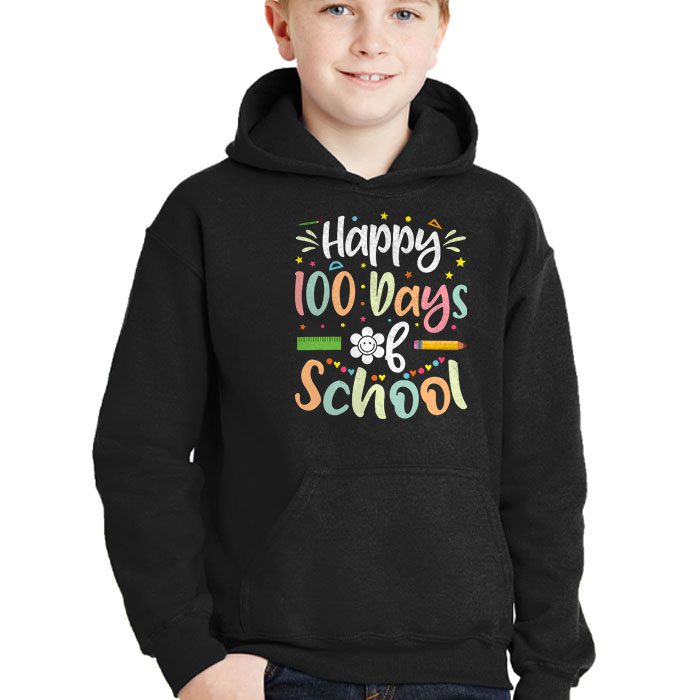 Groovy-Teacher-Student-100th-Day-Of-School-Happy-100-Days-Hoodie-2 Groovy Teacher Student 100th Day Of School Happy 100 Days Hoodie 2 4