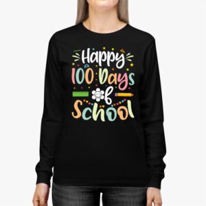 Groovy Teacher Student 100th Day Of School Happy 100 Days Longsleeve Tee 2 Groovy Teacher Student 100th Day Of School Happy 100 Days Longsleeve Tee 2 4