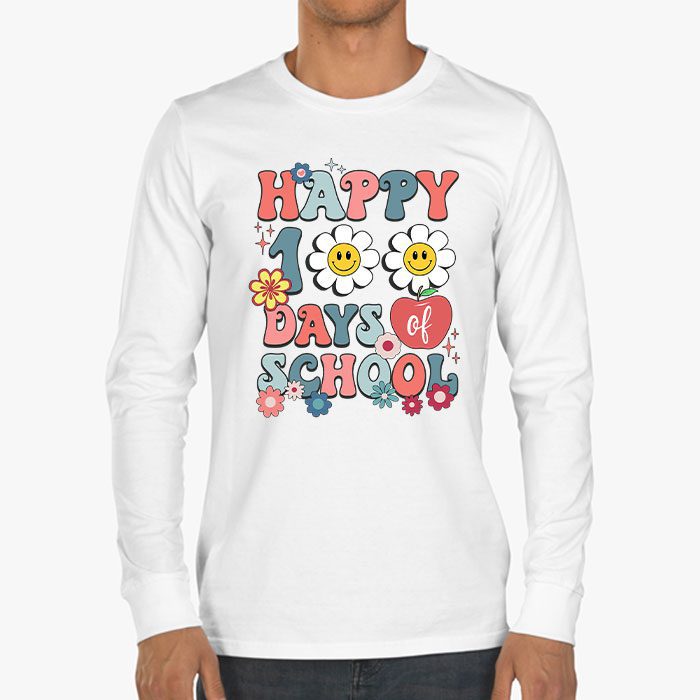 Groovy-Teacher-Student-100th-Day-Of-School-Happy-100-Days-Longsleeve-Tee-3 Groovy Teacher Student 100th Day Of School Happy 100 Days Longsleeve Tee 3 1