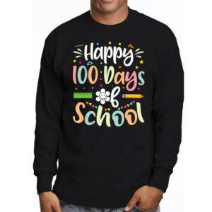 Groovy Teacher Student 100th Day Of School Happy 100 Days Longsleeve Tee 3 Groovy Teacher Student 100th Day Of School Happy 100 Days Longsleeve Tee 3 4